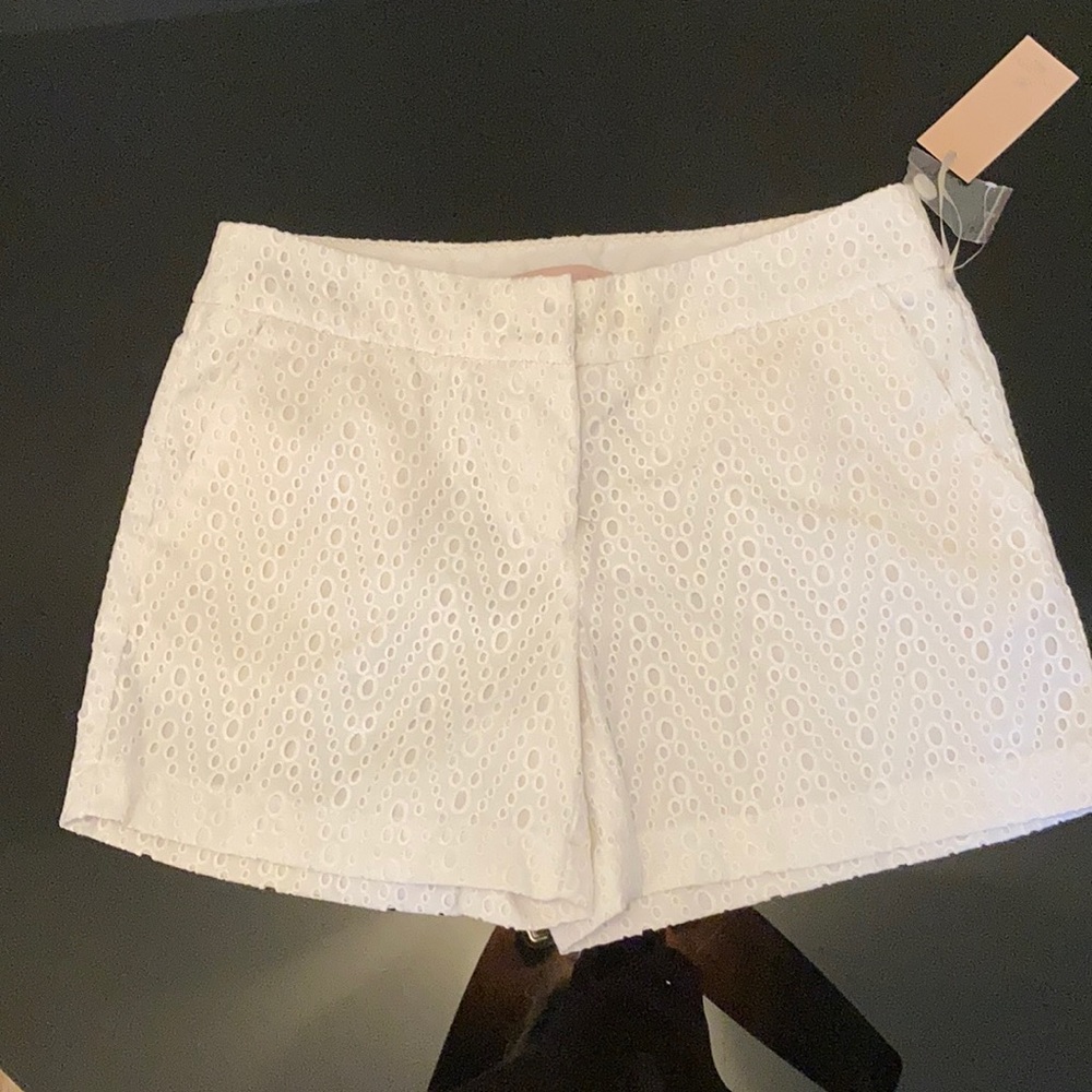 Saint Tropez West - Patterned white shorts size 4